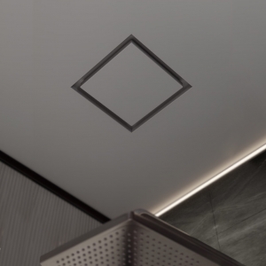 Диффузор под покраску скрытого монтажа SECRET FRAME D200мм